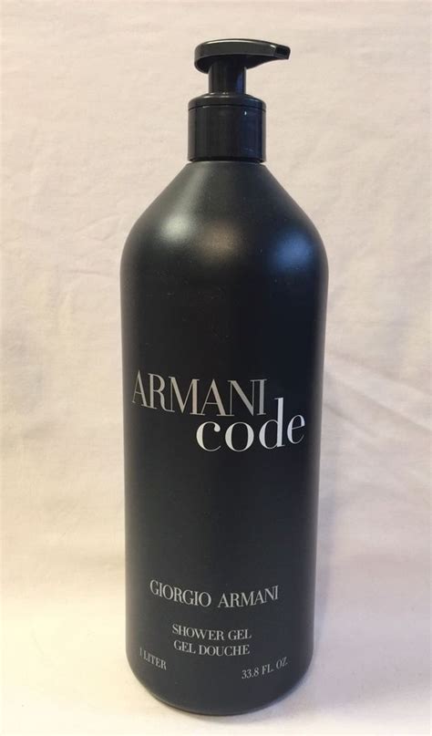 armani code body wash.